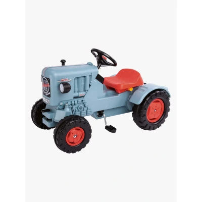 Abbildung von BIG Trettraktor Eicher Diesel ED 16, Traktor Kinderfahrzeug Tretfahrzeug blau