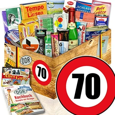 Abbildung von Geschenkset Spezialitäten/Ossi Paket / 70 Geburtstag/Geschenk Mutti