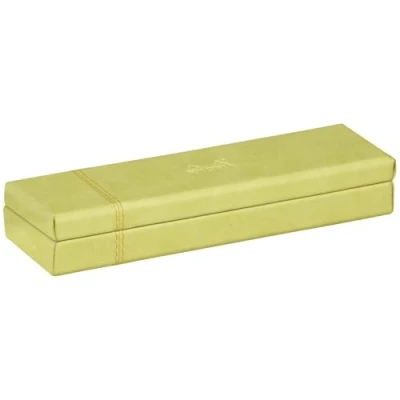 Abbildung von Rhodia 318876C Stiftebox (21 x 5,5 3 cm, praktisch und strapazierfähig, Kunstleder, elegant, ideal für Ihr Büro) 1 Stück, anisgrün