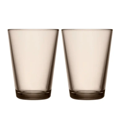 Abbildung von Iittala Longdrinkgläser Kartio Leinen 400 ml 2 Stück