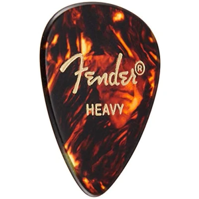 Abbildung von Fender 098 0451 900 451 Shape Picks, 12 Count, Shell, Heavy