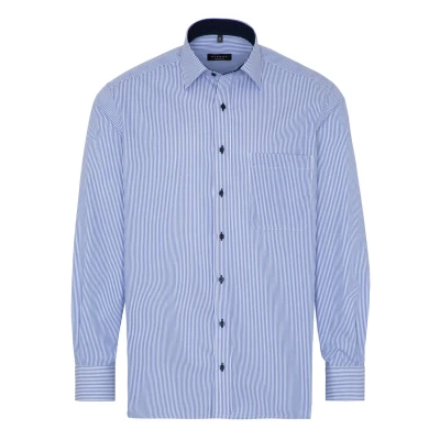 Abbildung von Eterna Fineliner Twillhemd Comfort FIT Businesshemd, Herren, Größe: 40x65, Hellblau