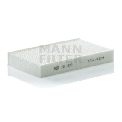Abbildung von MANN FILTER CU 1629 Innenraumfilter Partikelfilter 238 153 32 NISSAN: Juke, Pulsar Schrägheck, SUNNY 3 Liftback, RENAULT: Fluence