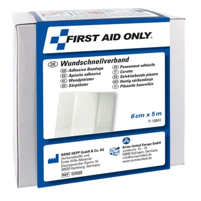Abbildung von FIRST AID ONLY Pflaster 6 cm x 5 m weiß