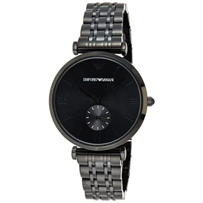 Abbildung von Emporio Armani Herren Quarz 3 Zeiger Uhr mit Armband AR11299