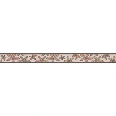 Abbildung von A.S. Création Bordüre &quot;Only Borders&quot;, Retro floral, Moderne Landhaus Creme mit Blumen, selbstklebend