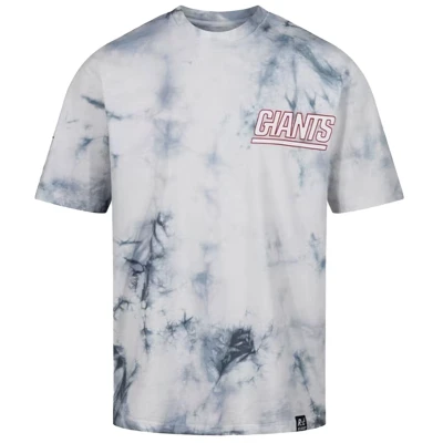 Abbildung von Recovered New York Giants NFL Tie Dye Relaxed Oversized T Shirt Navy White XL