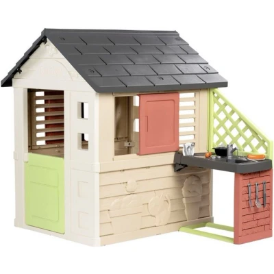 Abbildung von Smoby Spielhaus Life Natur mit Küche, Made in Europe