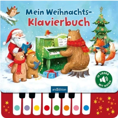 Abbildung von Mein Weihnachts Klavierbuch: Lieblingslieder zum Selberspielen, interaktives Sound Buch für Kinder ab 3 Jahren