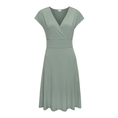 Abbildung von LASCANA Midikleid aus bügelfreier Ware, elegantes Sommerkleid Jersey, Strandkleid