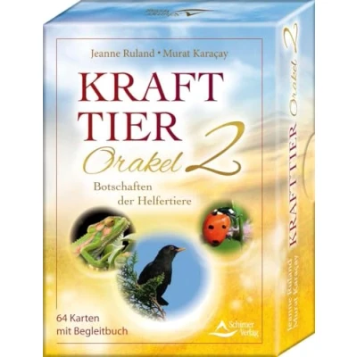 Abbildung von Krafttier Orakel 2: Botschaften der Helfertiere 64 Karten mit Begleitbuch