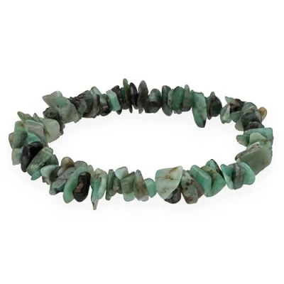 Abbildung von Lebensquelle Plus Smaragd Splitterarmband Hochwertiges Edelstein Armband