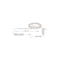 Abbildung von Paulmann 78963 LED Stripe FlexLED 3D Basisset 5m incl. 1x10,5 Watt dimmbar Lichtband Weiß Lichtstreifen Kunststoff Band 3000 K