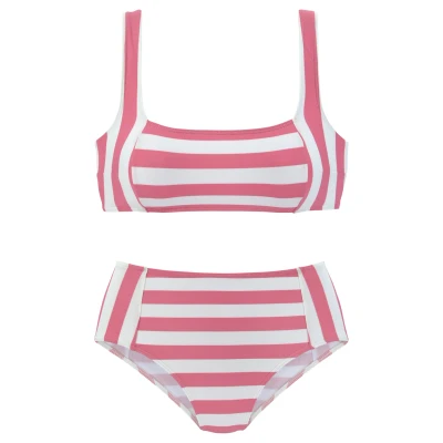 Abbildung von Venice Beach SET Bikini, Damen, Größe: 34xC/D, Flamingo/weiß