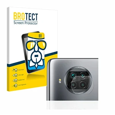 Abbildung von BROTECT Schutzglas für Xiaomi Mi 10T Lite (NUR Kameraschutz) Schutzfolie Panzer Folie Glas [Extrem Kratzfest 9H, Anti Fingerprint, Ultra Transparent]