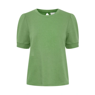 Abbildung von ICHI Ihyarla SW Tshirt basic, Damen, Größe: Medium, Greenbriar