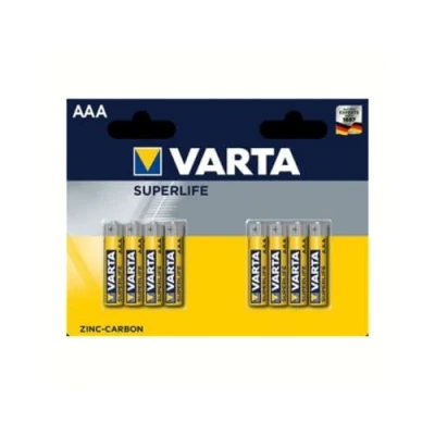 Abbildung von VARTA Superlife AAA. Zinkkohlenstoff. pro 8 in Blister. (hängendes Paket)