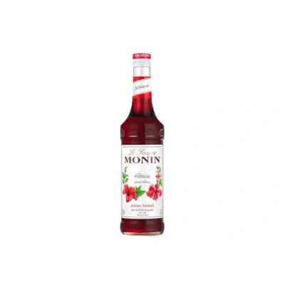 Abbildung von MONIN Premium Hibiskus Sirup 700ml für Cocktails und Mocktails Veganfreundlich Allergenfrei 100% natürliche Aromen Farbstoffe