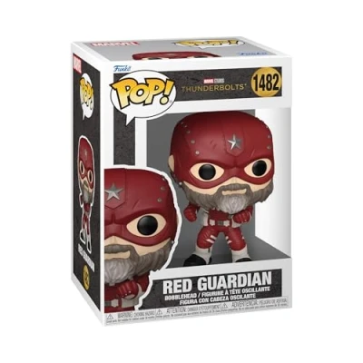 Abbildung von Funko Pop! Marvel: Thunderbolts Red Guardian Vinyl Sammelfigur Geschenkidee Offizielle Handelswaren Spielzeug Für Kinder und Erwachsene Movies Fans Modellfigur Sammler Display