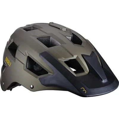 Abbildung von BBB Cycling Unisex Adult Fahrradhelm Nanga MTB Damen und Herren Großen Visier KameraHalterung Matt Olivgrün L (58 61 cm) BHE 54