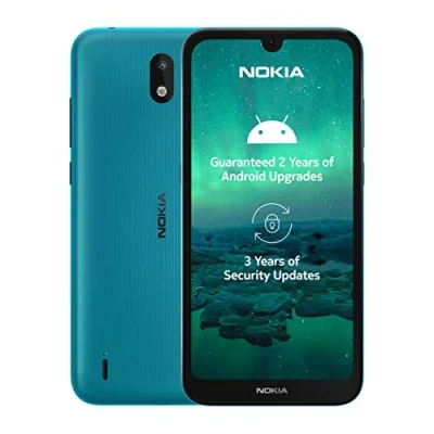 Abbildung von Nokia 1.3 Smartphone Deutsche Ware (14,3cm (5.71 Zoll), 16GB interner Speicher, 1GB RAM, Dual Sim), cyan [UK Plug]