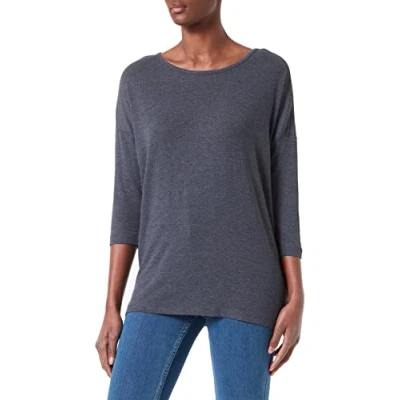 Abbildung von Vero Moda Vmcarla Langarmshirt black, Damen, Größe: Large, Black