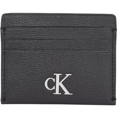Abbildung von Calvin Klein Jeans Minimal Monogram Cardcase Unisex Geldbörse, Größe: One Size, Black