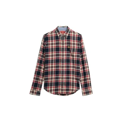 Abbildung von Superdry Hemdbluse, Damen, Größe: 44, Cedar check navy