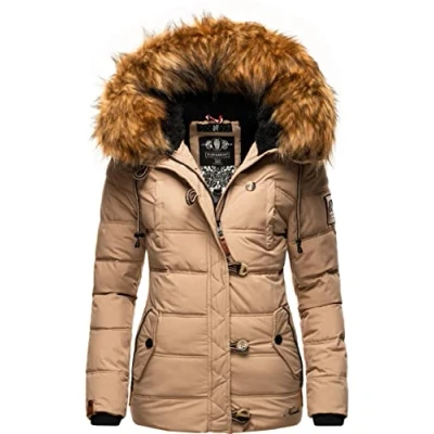 Abbildung von Navahoo ZOJA Winterjacke, Damen, Größe: Small, Taupe grey