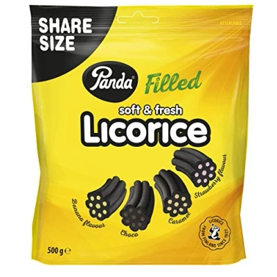 Abbildung von 10x PANDA LICORICE FILLED 500g Incl. Goodie von Flensburger Handel