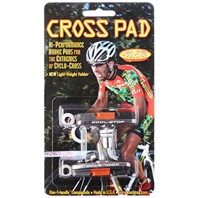 Abbildung von Kool Stop Bremsschuh &quot;Cross&quot; Für Cyclo Cross Bremsen, Schraubbefestigung