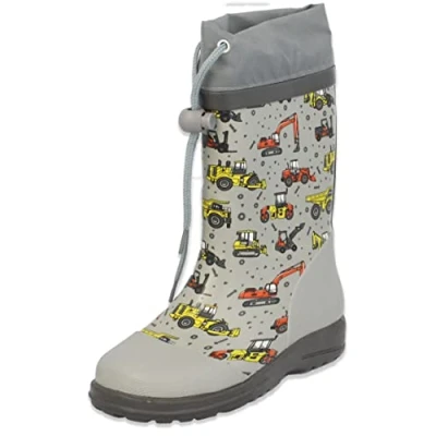 Abbildung von Beck Jungen Baustelle Gummistiefel, Grau, 35 EU