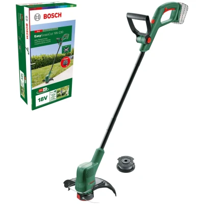 Abbildung von Bosch Home &amp; Garden Akku Rasentrimmer &quot;Easy GrassCut 18 V 230 Solo&quot;, inkl. Ersatzfadenspule, ohne und Ladegerät