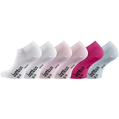 Abbildung von TippTexx 24 12 Paar Ökotex Sneakersocken Bambussocken, handgekettelte kurze Socken mit zusätzlicher Garantie (as3, numeric, numeric_39, numeric_42, regular, Sortiert für Damen, 39 42)
