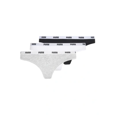 Abbildung von Puma 3 PACK String, Damen, Größe: Medium, Black/red