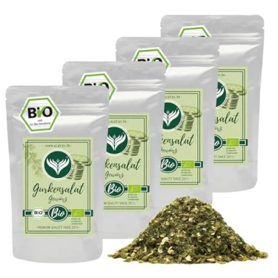 Abbildung von Azafran BIO Gurkensalat Gewürz, Gewürzmischung Gewürzzubereitung für Dill Dressing (Dillgewürz) frische Salat Gurken 1kg
