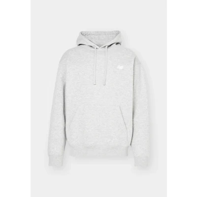 Abbildung von New Balance Sport Essentials Small LOGO Brushed Hoodie Sweatshirt, Herren, Größe: XL, Athletic grey