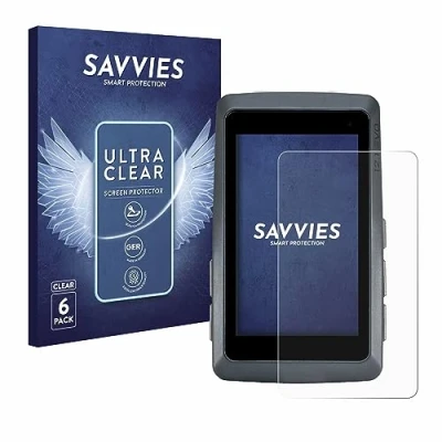 Abbildung von Savvies 6 Stück Schutzfolie für Sigma ROX 12.1 EVO Displayschutz Folie Ultra Transparent