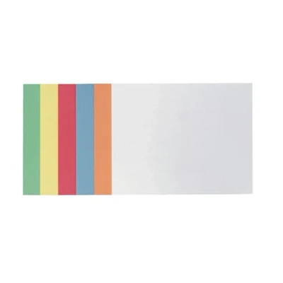 Abbildung von FRANKEN selbstklebende Moderationskarten Rechteck, 249 x 200 mm, sortiert, 300 Stück, farblich MKS2399