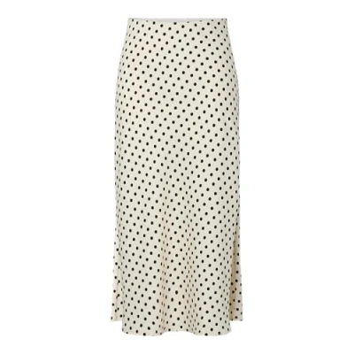 Abbildung von YAS Yaspella MIDI Skirt Alinienrock, Damen, Größe: XL, Birch/black