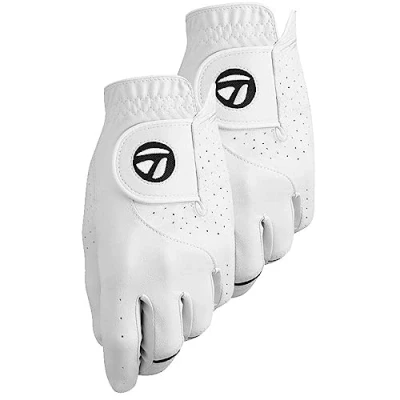 Abbildung von TaylorMade 2018 Herren HyperTec Stratus Tech Golfhandschuhe 1er Pack Linke Hand Medium Large, Weiss/opulenter Garten