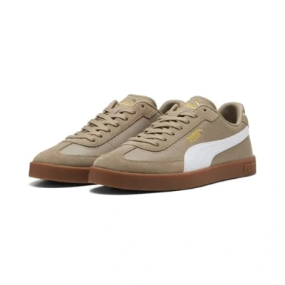 Abbildung von Puma CLUB II ERA Unisex Sneaker low, Größe: 47, Ice coffee/white Leder/synthetik
