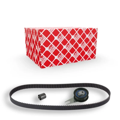 Abbildung von FEBI BILSTEIN 14620 Zahnriemensatz 137 mit abgerundetem Zahnprofil inkl. Spannrolle, Umlenkrolle VOLKSWAGEN: GOLF 3, Passat B3/B4 Variant