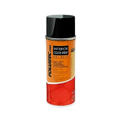 Abbildung von Foliatec Interior Color Spray Farbspray Schnelltrocknend Abriebfest für Kunststoffe, Kunstleder und Leder, Rot Matt, 400 ml