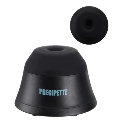 Abbildung von PRECIPETTE Mini Vortex Mixer Schüttler 3000rpm Mischer Paint Shaker 3000 U/min Farbmischer Farbschüttler für Acrylfarben Citadel Vallejo Nagellack Wimpernkleber (Schwarz)