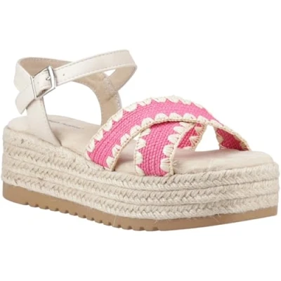 Abbildung von Hush Puppies Jemma Espadrille Polyurethan Damen Fuchsia Sandalen