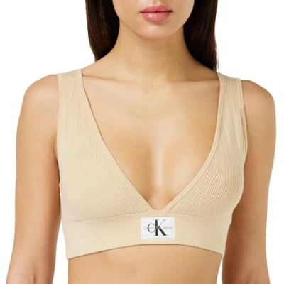 Abbildung von Calvin Klein Jeans Bustier, Damen, Größe: Small, Warm sand