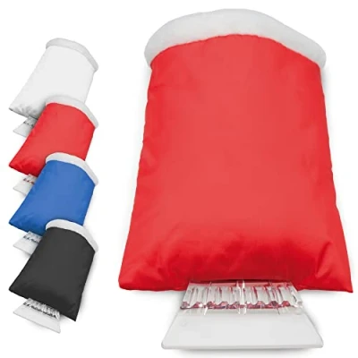 Abbildung von Antevia Eiskratzer mit Handschuh für Windschutzscheibe Auto mehr als 10 Modelle Windschutzscheibenschaber Fäustling Frost Farbe: Rot (Dasha Rot)