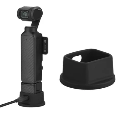 Abbildung von Buziba Tabletop Stand Support Base for DJI Osmo Pocket 3 Camera Mount Desktop Holder Silicone Non Slip Stable Bracket Accessories