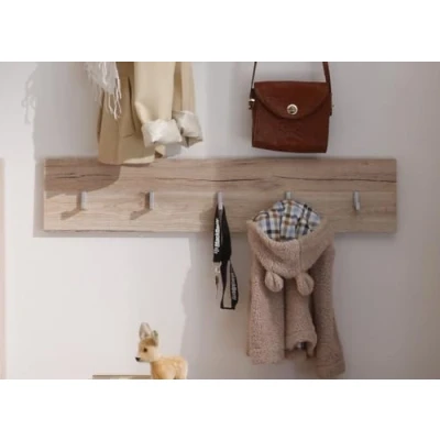 Abbildung von trendteam smart living Garderobenpaneel Paneel Garderobe Malea Aufbaumaß (BxHxT) 88 x 18 2 cm Farbe Eiche San Remo Hell 132447190